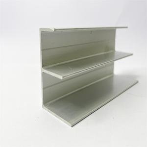 Profilé <span class=keywords><strong>porte</strong></span> <span class=keywords><strong>coulissante</strong></span> en Aluminium Extrusion 6063, en plastique transparent, pour armoire - Product Image 4