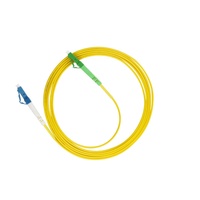 Câble de raccordement en fibre optique monomode LC-APC LC-UPC pour communication réseau, faible perte d'insertion à trois anneaux, faible perte de retour