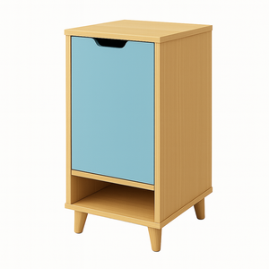 Olly ชุดโต๊ะคอมพิวเตอร์แบบปรับได้จากไม้ E0สไตล์นอร์ดิกตู้ด้านข้างเฟอร์นิเจอร์สำนักงานบ้านสำหรับเด็ก - Product Image 6