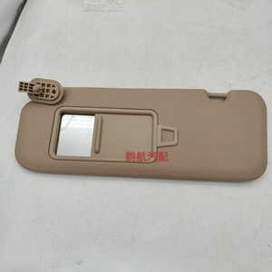 Pare-soleil beige Toyota 85210F0100TTX côté conducteur gauche avec miroir, installation facile, fixation au toit, pièce auto - Product Image 3