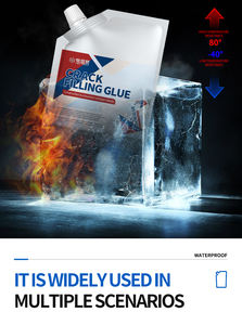 Crepa del muro di cemento, sigillante per fessure per lastre di pavimento, riempitivo per riparazione di crepe sulla superficie stradale, parete - Product Image 5