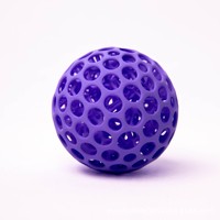 Balle à presser en plastique imprimée en 3D, poignée élastique, soulagement du stress, décompression, jouet sensoriel souple, unisexe, filles de 14 ans et plus