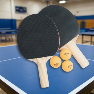 Raqueta de tenis de mesa Construcción duradera para un rendimiento duradero Conjunto completo para juego inmediato Raqueta de tenis de mesa - Product Image 1