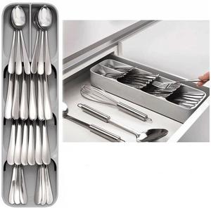 hot sale Plastic PP kitchen drawer cutlery box case storage