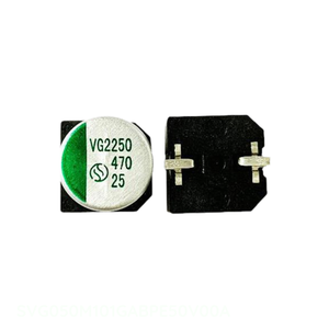 Condensateur SMD à montage en surface, canal fabricant, aluminium, 100 µF, 20 %, 50 V, SVG050M101GABPE50V00A - Product Image 1