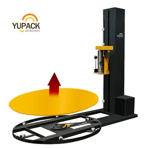 Industrial Semi/Automatic Pallet Plastic film Stretch Wrapping Machine Pre-stretching Wrapper