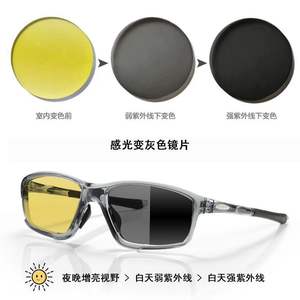 Gafas de ciclismo con visión nocturna, fotocromáticas, con montura de PC, protección UV y lentes polarizadas para conducir y deportes al aire libre. - Product Image 4