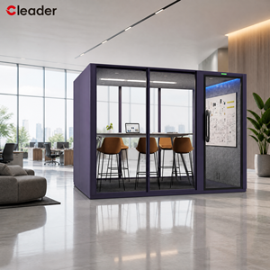 Cabine de travail modulaire préfabriquée pour isolation acoustique, mobilier de bureau, cabine d'enregistrement, pod de réunion, pod acoustique d'intimité - Product Image 1
