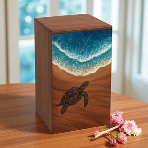 Lámpara Nocturna <span class=keywords><strong>de</strong></span> Resina con Diseño <span class=keywords><strong>de</strong></span> Olas del Océano |   Lámpara Decorativa <span class=keywords><strong>Tortuga</strong></span> Costera - Caja <span class=keywords><strong>de</strong></span> Regalo Hecha a Mano para Decoración del Hogar - Product Image 2