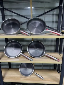 2023 gran oferta utensilios de cocina sartén antiadherente panal <span class=keywords><strong>3</strong></span>,5 MM espesor <span class=keywords><strong>3</strong></span> capas sartén de acero inoxidable - Product Image 4