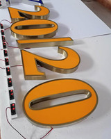 Tablero de letrero led de té de burbujas para exteriores, señalización personalizada, logotipos de acero, tablero de letrero led 3D, marco de aluminio, letrero led para empresas