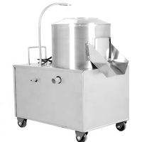 Industriële Elektrische Automatische Fruit & Vegetable Huid Dunschiller Aardappel Wortel Peeling Wasmachine