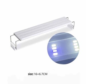 Fish Tank LED staffa ultrasottile interfaccia USB a quattro file di luci a staffa blu e bianche - Product Image 4