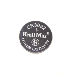 헨리 맥스 CR3032 550 mAh Primay 리튬 배터리 이산화 리튬 망간 버튼 모니터 용 셀 배터리