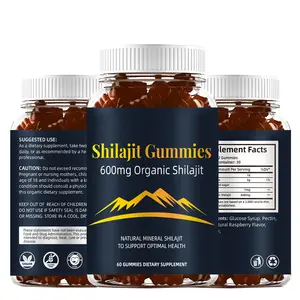 OEM Herbal Saúde Suplemento 600mg Original Pure Himalayan Aumenta Energia Suporte Imune Shilajit Gummies