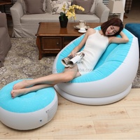 Sofá Cama Seccional Inflable Air Lounge, Plegable, Moderno y Elegante, Muebles para Sala de Estar y Dormitorio, Nuevo 2020, de PVC