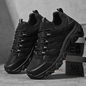 รองเท้าเซฟตี้แบบผูกเชือกสำหรับทำงาน รุ่นเดียวกันทั้งชายและหญิง ขายส่งจากโรงงาน น้ำหนักเบา ป้องกันการเจาะทะลุ และระบายอากาศได้ดี - Product Image 1