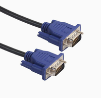 Cable VGA Serial RS422 de Alta Resolución 1080P, Niquelado, Cobre Puro, 15 Pines Macho a Macho para PC, Laptop, Monitor, Proyector, HDTV