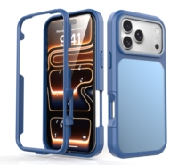 Étui de téléphone robuste en TPU+PC acrylique antichoc pour iPhone 18 Pro Max et iPhone 17 Pro Max, coque de protection robuste