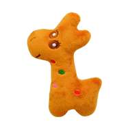 Mini jouets en peluche pour animaux de compagnie, petits jouets sonores, forme de cerf de dessin animé, jouets pour chiens et chats