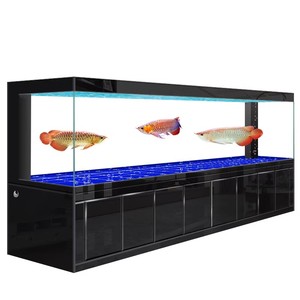 2026 Nieuw Model High-End Modern Groot Vis Aquarium Woonkamer Geen Waterverversing Nodig Thuisgebruik Ultra-Heldere Arowana Aquarium - Product Image 5