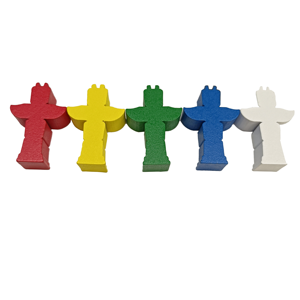 Piezas de Madera Personalizadas para Juegos de Mesa, en Forma de Autos, con Diseños Variados, Coloridas, Duraderas y con Pintura Ecológica - Product Image 1