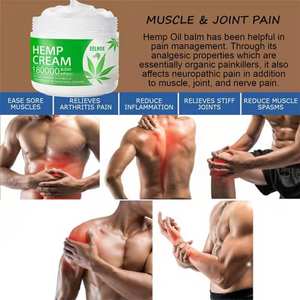 送料無料 ヘンプバーム軟膏 痛風 関節炎 筋肉痛 首 背中 肩 身体の痛み ヘンプクリーム - Product Image 5