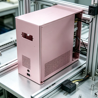 Carcasa Electrónica de Aluminio con Perfil de Extrusión de Aluminio, Fabricada a Medida con CNC, en Forma de Tubo Cuadrado