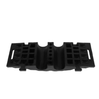 Rampe de câble en caoutchouc de haute qualité pour route, protection de câble de fil et de tuyau, couvercle de câble de sol noir avec bande réfléchissante 2 canaux