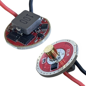 Carte de commande UVC Buck de 22 mm |   Entrée 3.7V-4.2V, sortie 6V 700mA |   Compatible avec les LED 5W 255/275/295/310/340nm |   <span class=keywords><strong>2</strong></span> lampes LED au lithium - Product Image 1