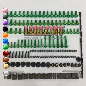 Kit de boulons de carénage en acier inoxydable pour <span class=keywords><strong>YAMAHA</strong></span> FZR250 <span class=keywords><strong>R</strong></span> FZRR FZR 250 250R FZR250RR FZR-250 RR FZR250R 89 1989 Vis et écrous de carrosserie - Product Image 1