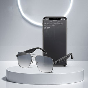 Omelle incorporado Bluetooth Ai traducción gafas Lentes Inteligentes Vintage aviación gafas de sol hombres gafas inteligentes - Product Image 3