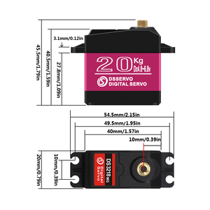 Servo DS3218 de 20 kg, Motor Impermeable de Alto Torque para Autos RC a Escala 1/8 y 1/10 - Product Image 4