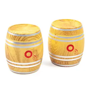 The manufacturer directly supplies 63mm wine barrel shaped tobacco grinder with wooden cigarette grinder