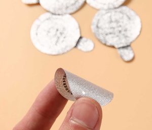Kuliwei - Lámina de Aluminio de Grado Alimenticio para Sellado por Inducción, con Pestaña de Apertura, para Tapas de Botellas de Plástico - Product Image 1