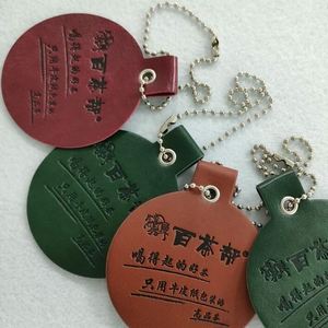Custom Luxury Eco-Friendly Leather Hanging Label with Free Slings Special <b>Swing</b> Hang Tag for Clothing Garment Bags - Product Image 3