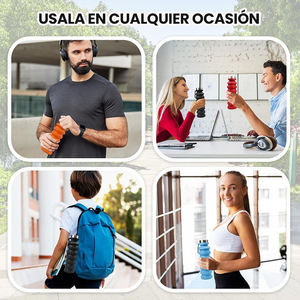 Botella de Agua Plegable Reutilizable, Libre de BPA, Apta para Alimentos (FDA/LFGB), de Silicona, Ecológica, para Viajes, Gimnasio, Campamento y Hogar - Product Image 6