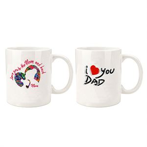 <b>Mother</b> Father <b>Day</b> Magic <b>Mug</b> 11Oz Temperature Activated Blank Ceramic for Sublimation Custom Logo - Product Image 1