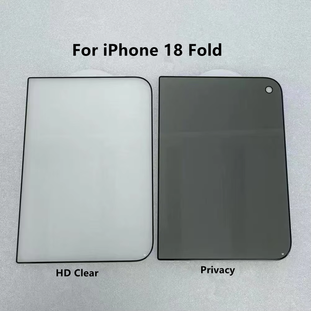 For iPhone Duo Clear Tempered Glass 9H Hardness Privacy Foldable Phone Screen Protector Protective Film
