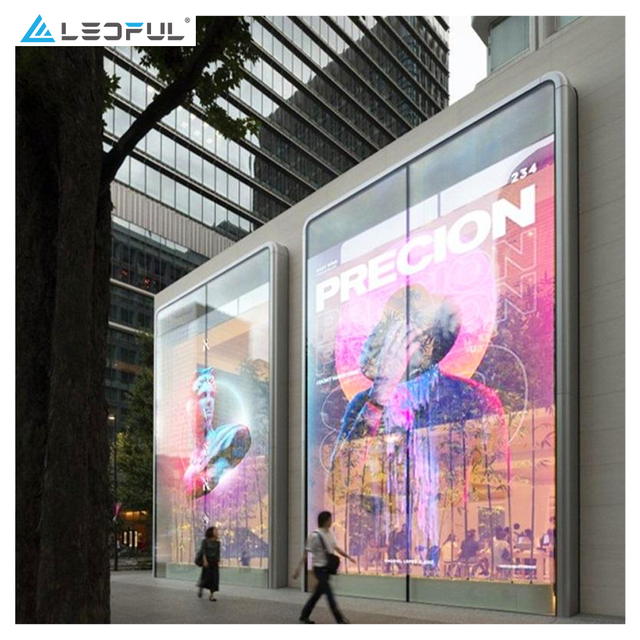 P2 P3 P6.67 P6.25 P7 P8 P10 P15 P20 Adhesive Super Slim Led Screen PCB Board Flexible Transparent Film Advertising LED Display