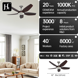 56 inch wood grain 5-blade Nordic modern bedroom living room <b>ceiling</b> fan with LED <b>lights</b> - Product Image 4