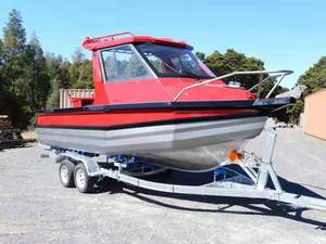 Bateau de pêche en mer Gospel Brand en aluminium, ponton de 6 mètres, Easycraft, 20 pieds, <span class=keywords><strong>petit</strong></span> yacht, bateau à coque en V profond, bateau rapide - Product Image 1