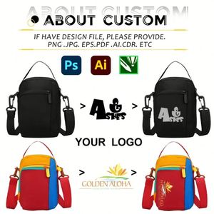Sac à bandoulière personnalisé transfrontalier en nylon imperméable, sac à main tendance pour voyage en extérieur - Product Image 3