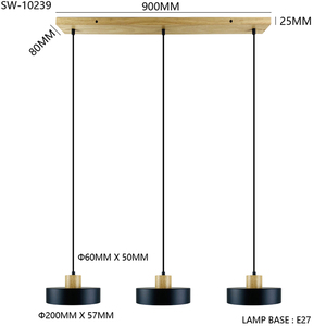 Lampada a sospensione Vintage 220V 3 luce 2022 moderna lampada a sospensione rotonda in ferro mezza palla - Product Image 2