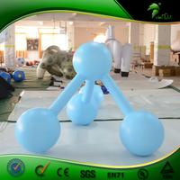 Modelo de ADN Inflable Gigante - Ayuda Didáctica de Ciencias y Globo de Estructura Molecular para Eventos Escolares y de Museos