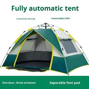 Toptan Açık Hava Kamp Çadırı Oxford Katlanır Otomatik Tek Odalı Dört Mevsim 2-4 Kişilik Plaj Basit Hızlı Kurulum - Product Image 6