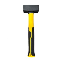 Marteau à briques robuste en acier au carbone 45, vente en gros d'usine, avec poignée ergonomique en TPR de couleur personnalisable