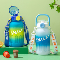 Bouteille d'eau pour enfants, bouteille thermique anti-fuite avec couvercle pour le sport, la gym, le camping, sans BPA