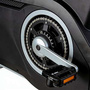 <strong>Recuer</strong> Magnetic Exercise Bike Disc Brake 400 lb Capacity Steel Frame Portable Commercial Fitness LCD Display USB Charging - Product Image 2