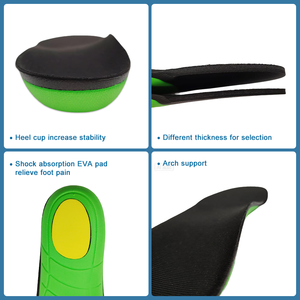 Plantillas ortopédicas Bestar para el alivio de la fascitis plantar, plantillas ortopédicas de espuma de Pu de longitud completa, pronación moderada, soporte de arco de TPU - Product Image 3